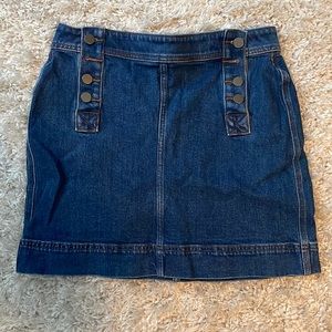 Loft denim skirt, size 4P